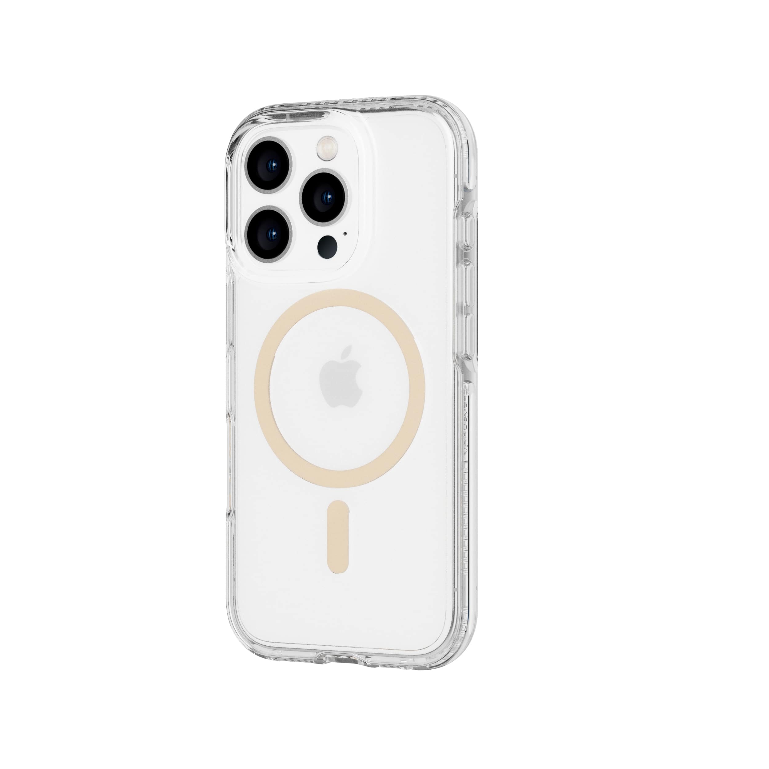 Tech21 FlexQuartz iPhone 16 Pro Hülle MagSafe Gold klar