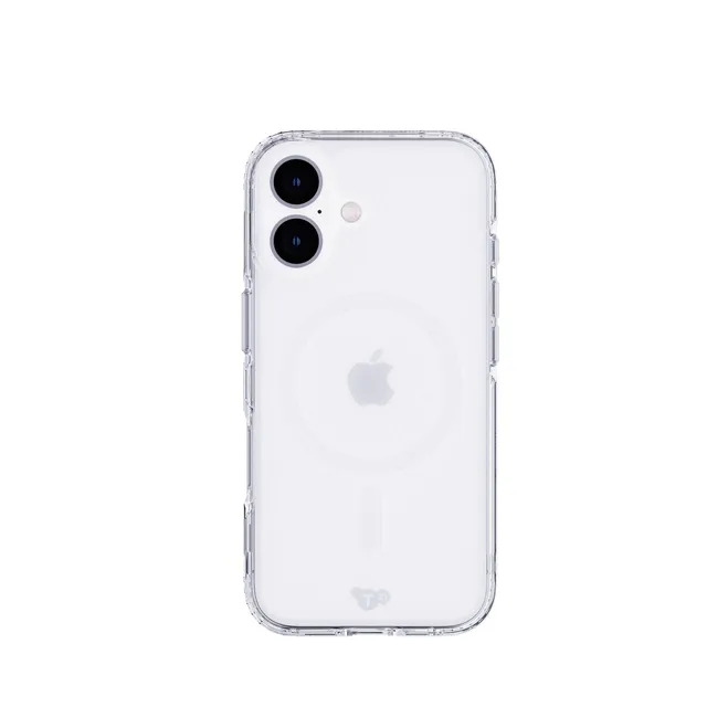 Tech21 EvoClear iPhone 16 Hülle MagSafe transparent