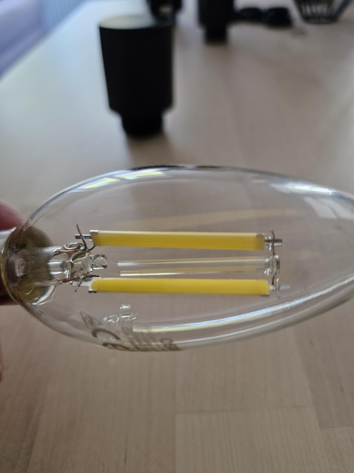 ams OSRAM LED E14 Kerze Klar 40W-Ersatz Warmweiß 3er-Pack