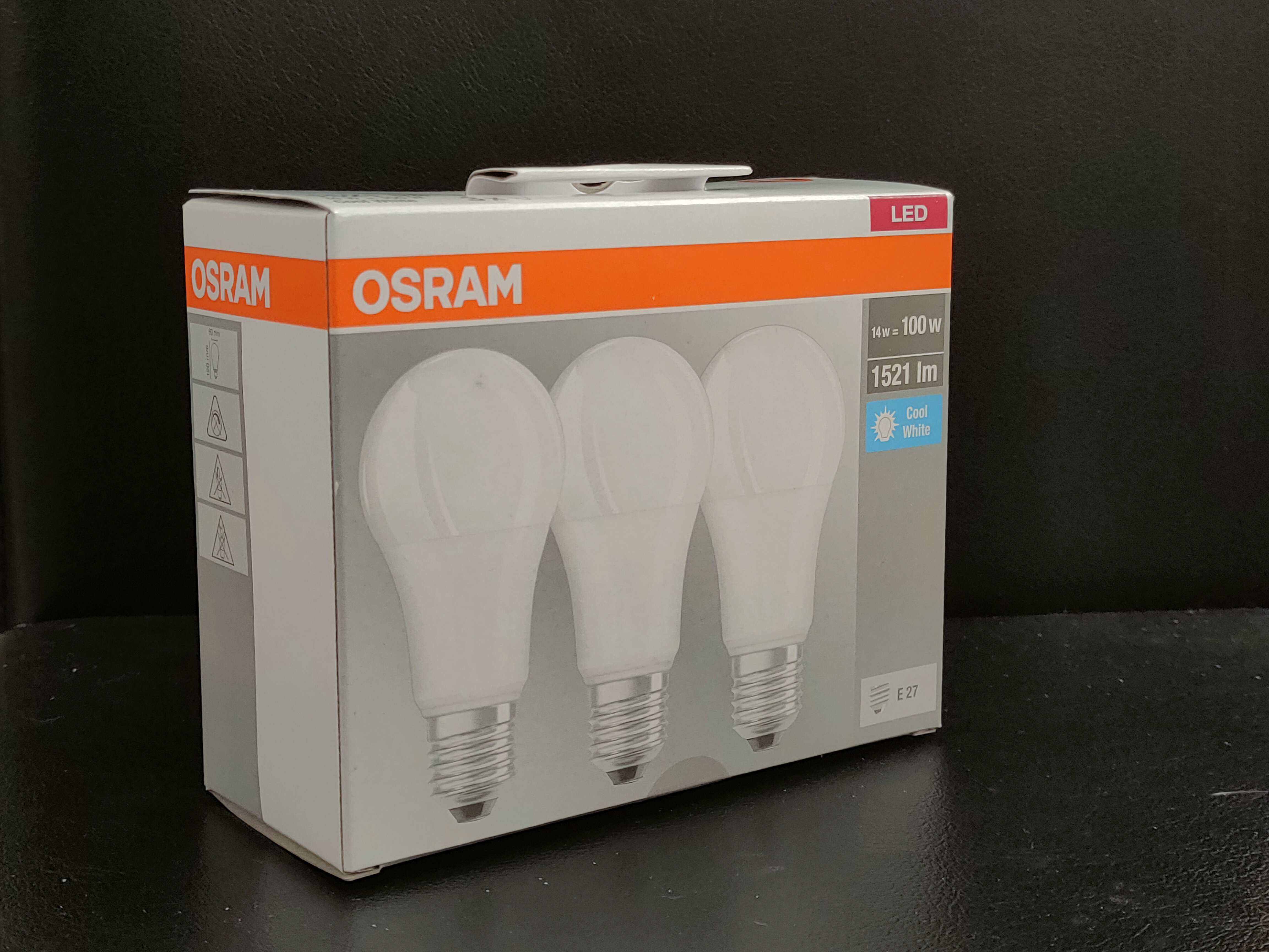 ams OSRAM SMART+ Classic A100 LED-Lampe E27 4000K 3er-Pack
