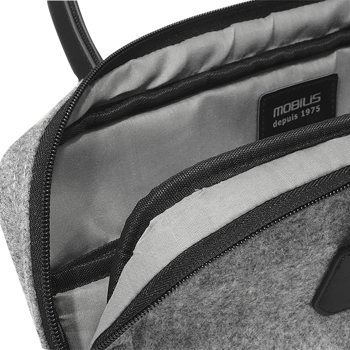 Mobilis 042002 Aktentasche 14 Zoll Laptoptasche Schwarz