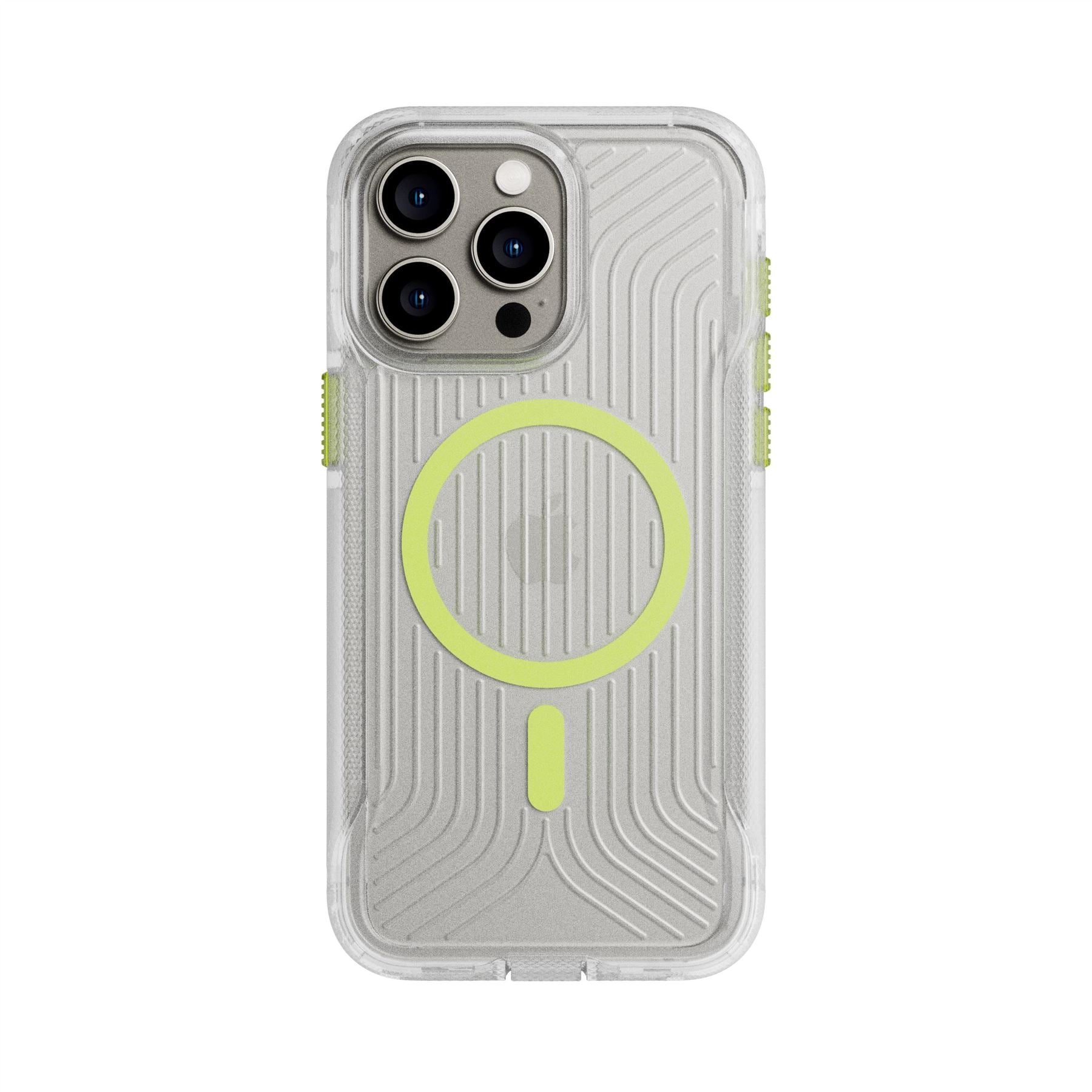 Tech21 FlexPro iPhone 15 Pro Max Handyhülle Clear Glow MagSafe