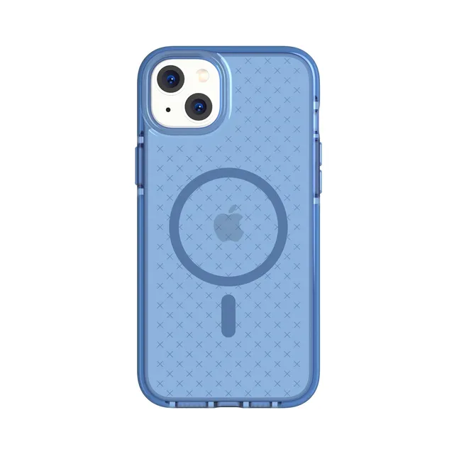 Tech21 EvoCheck iPhone 14 Plus Hülle MagSafe Blau 16ft