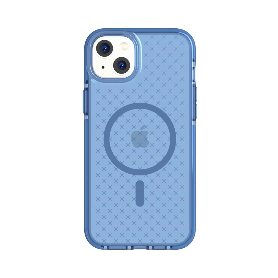 Tech21 EvoCheck iPhone 14 Plus Hülle MagSafe Blau 16ft
