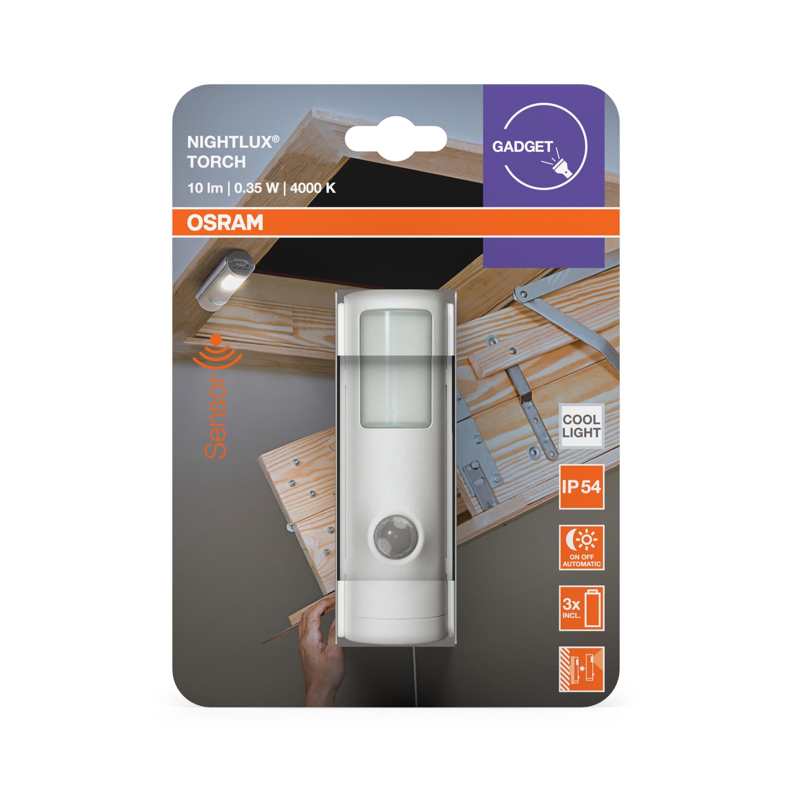 ams OSRAM SMART+ Torch Nachtlicht weiß 4000K 2in1