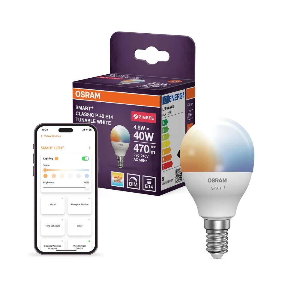 OSRAM SMART+ P40 Miniball E14 LED Weiß 1er-Pack