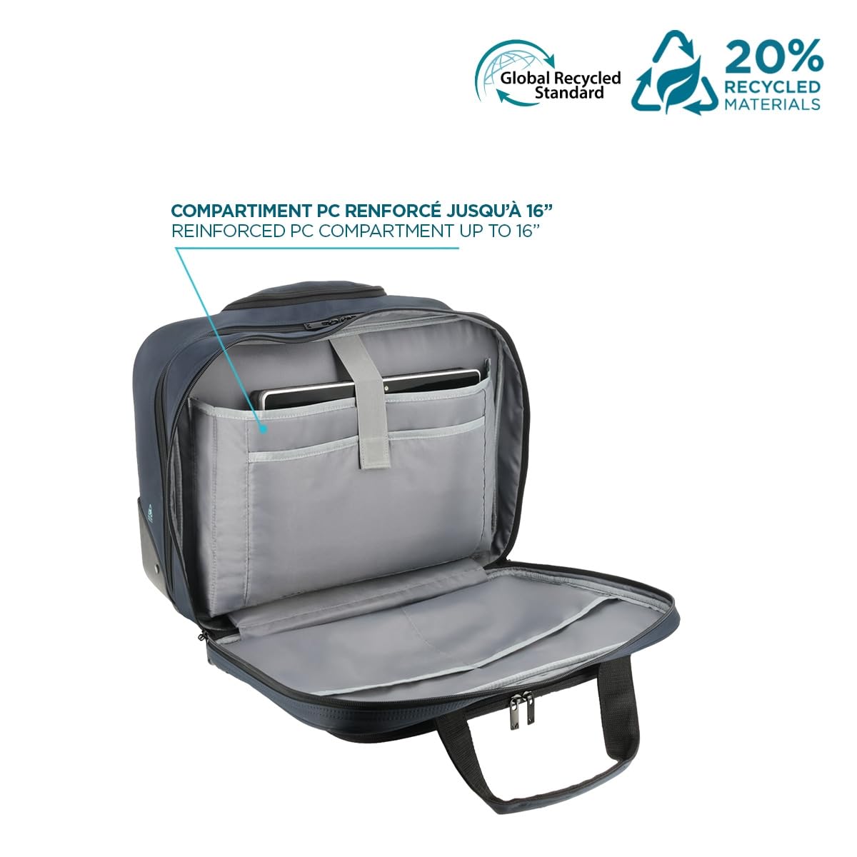 Mobilis Laptop Bags Rolltasche 14-17 Zoll Nylon Handgepäck