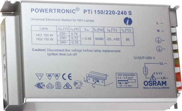 ams OSRAM PTI 150/220-240 S EVG Vorschaltgerät