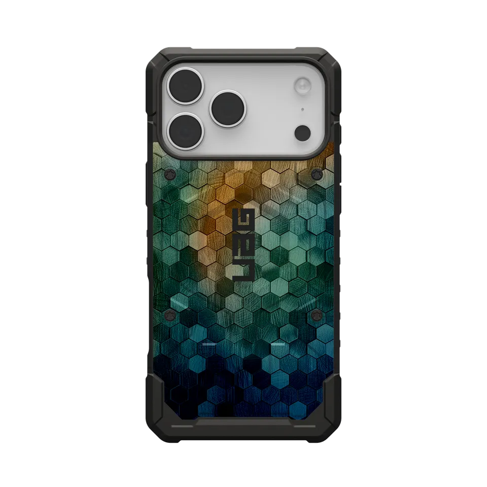 UAG Pathfinder iPhone 17 Pro Max Handyhülle Hexagon Gradient MagSafe