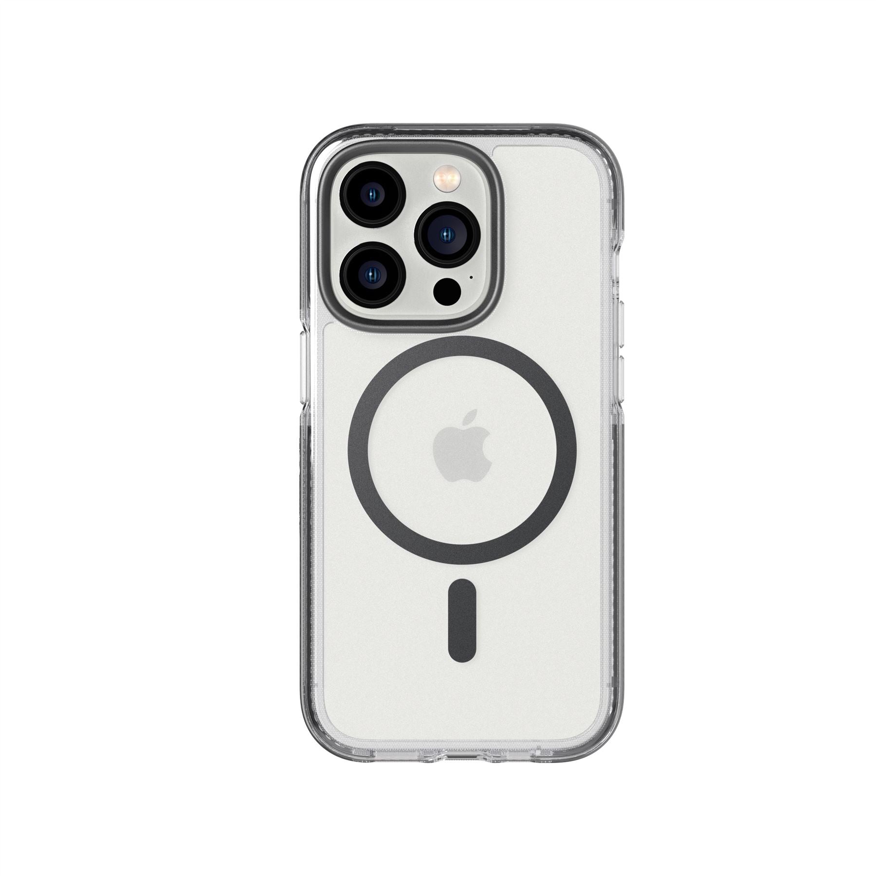 Tech21 EvoCrystal iPhone 14 Pro Hülle Graphit MagSafe 4,9m