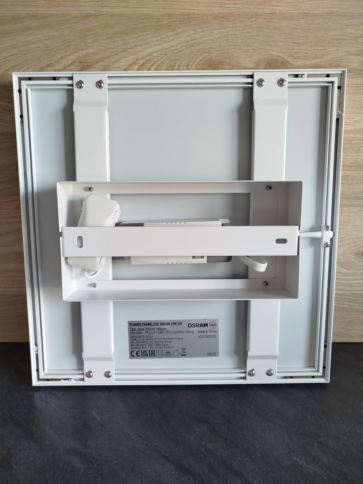 ams OSRAM SMART+ Planon Frameless LED-Panel 30x30 warmweiß