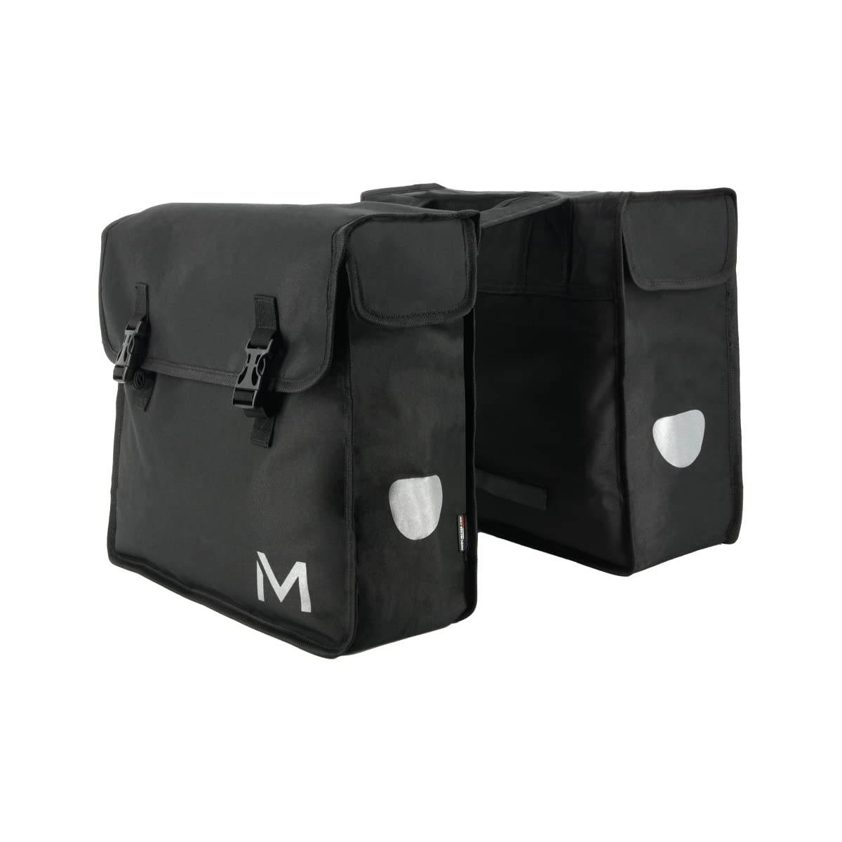 Mobilis Bike Gepäckträgertasche doppelt 2x15L wasserabweisend schwarz