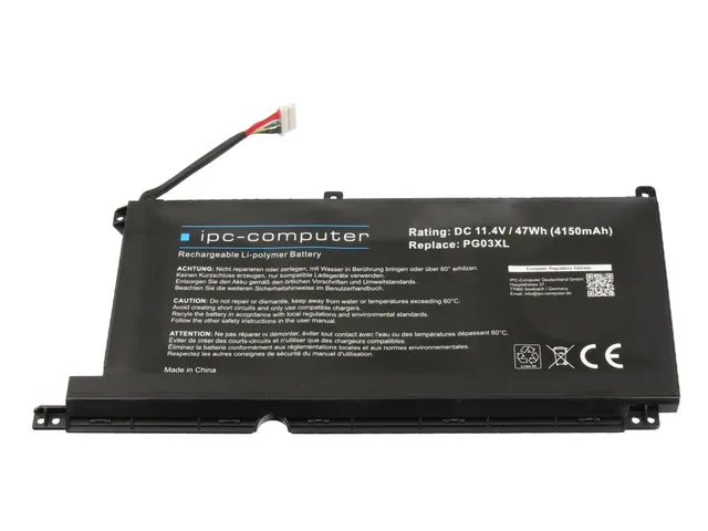 IPC-Computer L48430-AC2 Laptop Akku 47Wh für HP