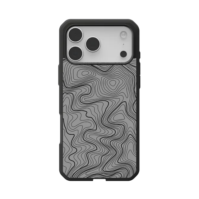 UAG Civilian LT iPhone 17 Pro Max Hülle Grey Topography 2 MagSafe