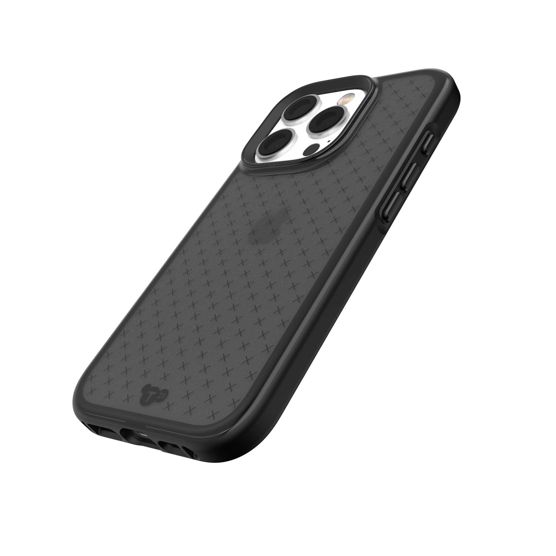 Tech21 EvoCheck iPhone 16 Pro Hülle Schwarz Check Bio
