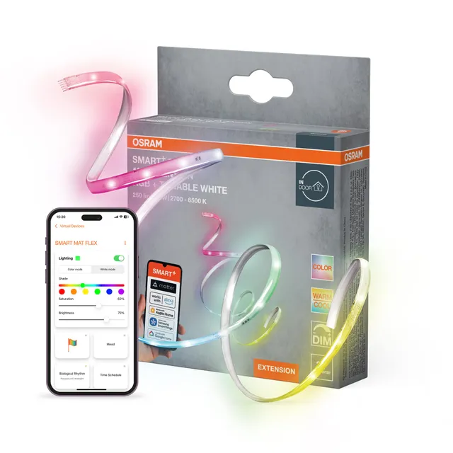 OSRAM SMART+ MATTER FLEX LED-Streifen RGBTW 1m Erweiterung