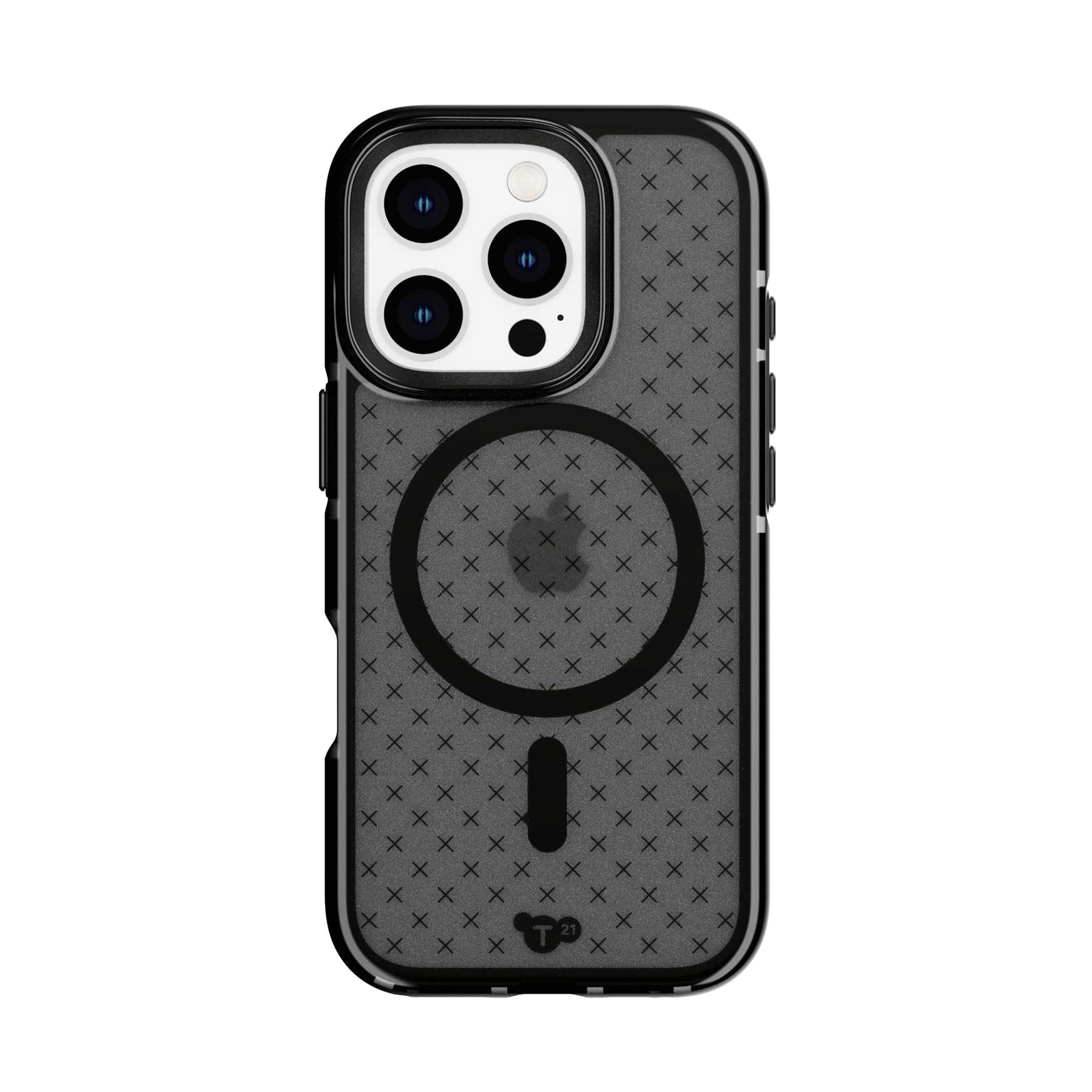 Tech21 EvoCheck iPhone 16 Pro Hülle Smokey Black Check