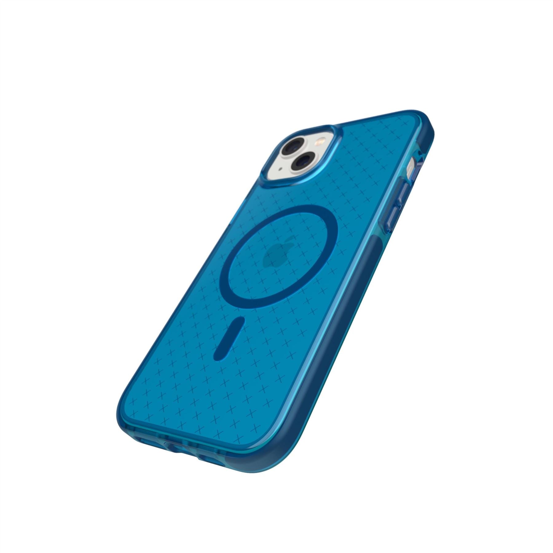 Tech21 EvoCheck iPhone 14 Plus Handyhülle Classic Blue MagSafe