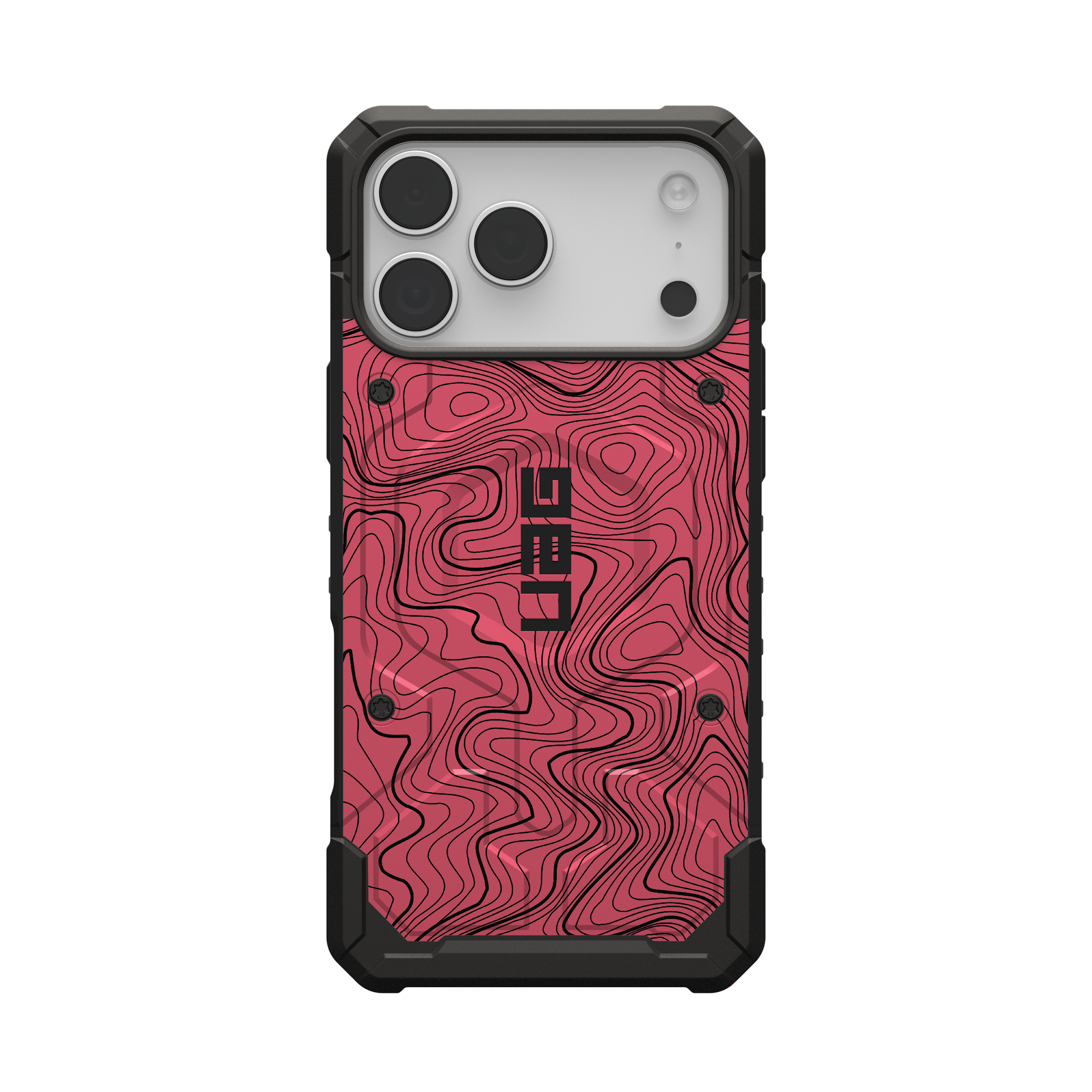 UAG Pathfinder iPhone 17 Pro Max Hülle Pink Topography