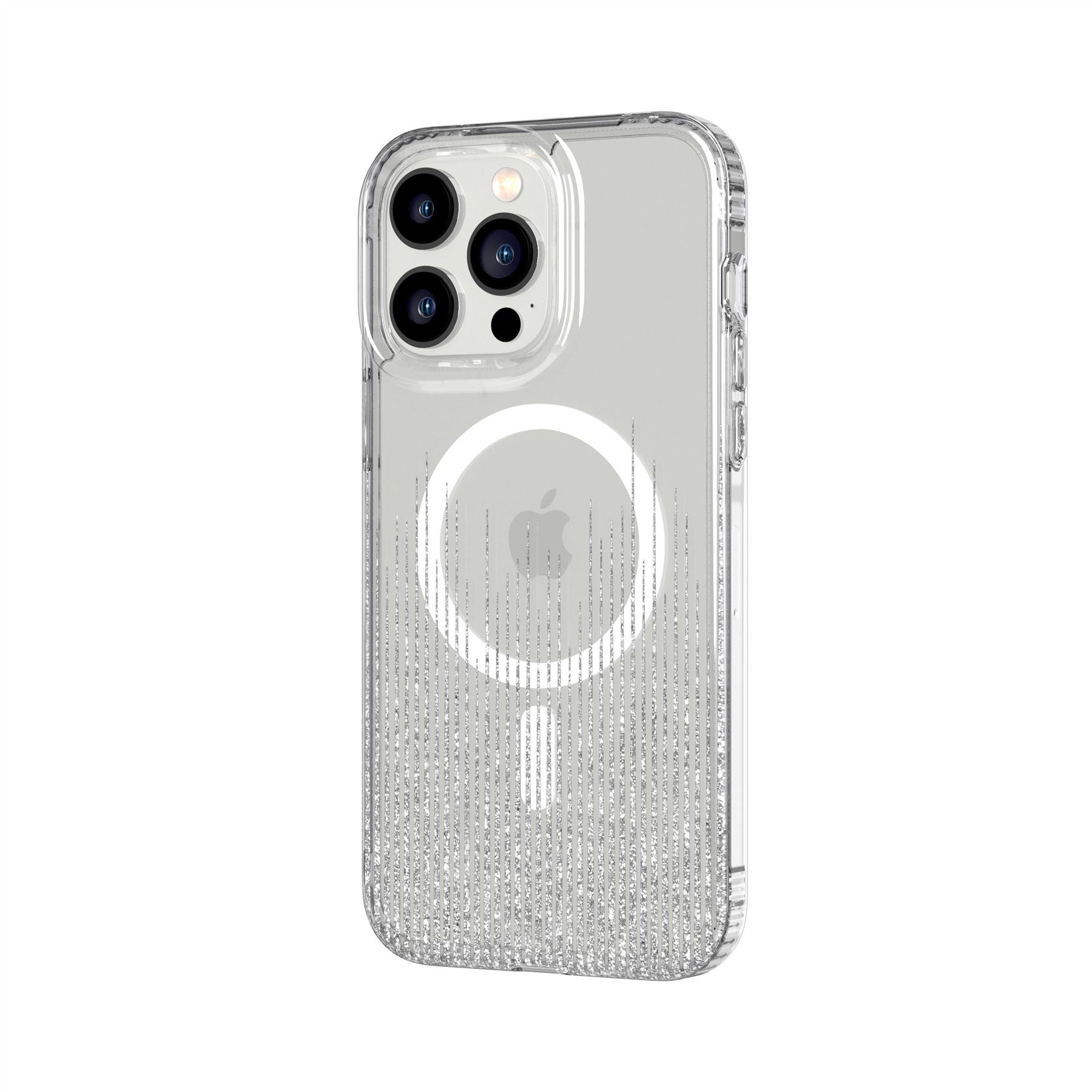 Tech21 EvoArt iPhone 14 Pro Max Handyhülle Sparkle Rain MagSafe