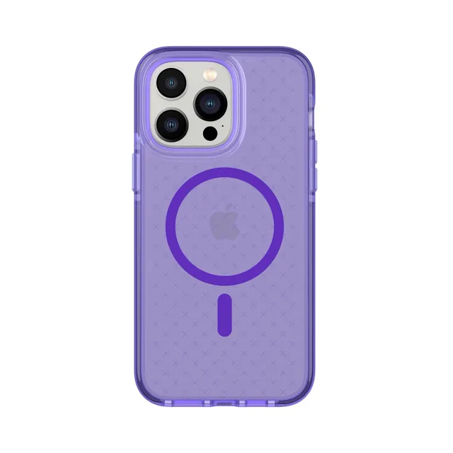 Tech21 EvoCheck iPhone 14 Pro Max Hülle MagSafe Lila Fallschutz