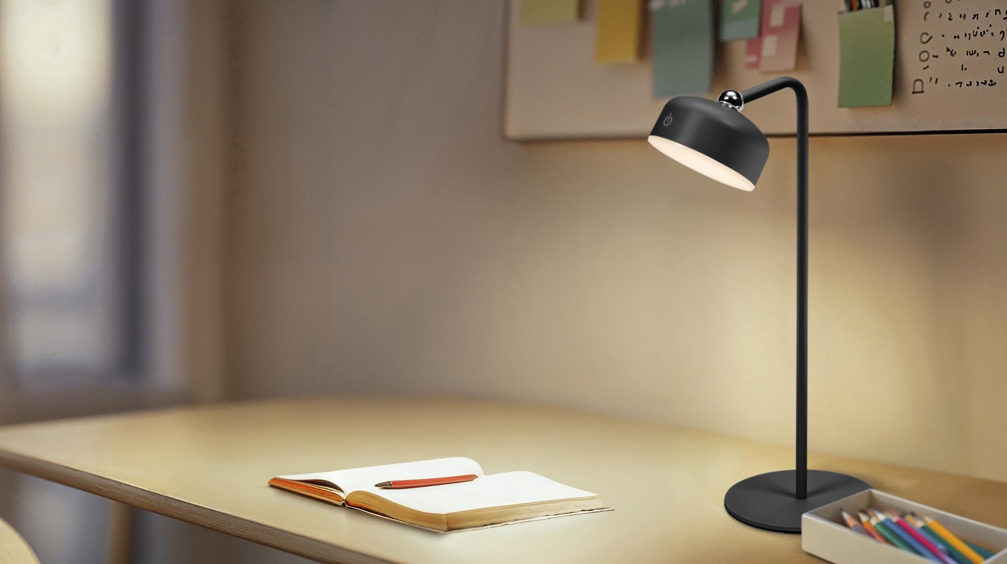 ams OSRAM SMART+ LED Leuchte Akku schwarz Touch