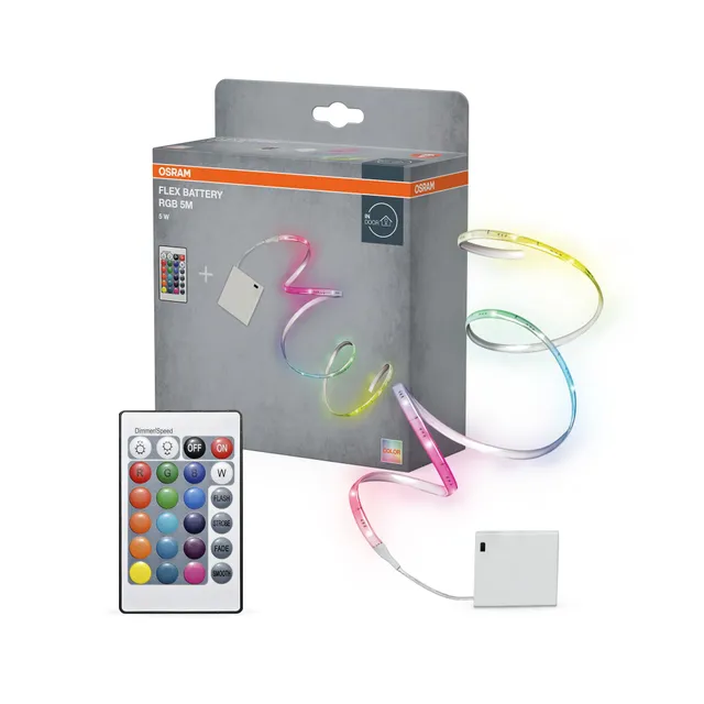 ams OSRAM SMART+ FLEX LED Streifen 5m Akku RGB
