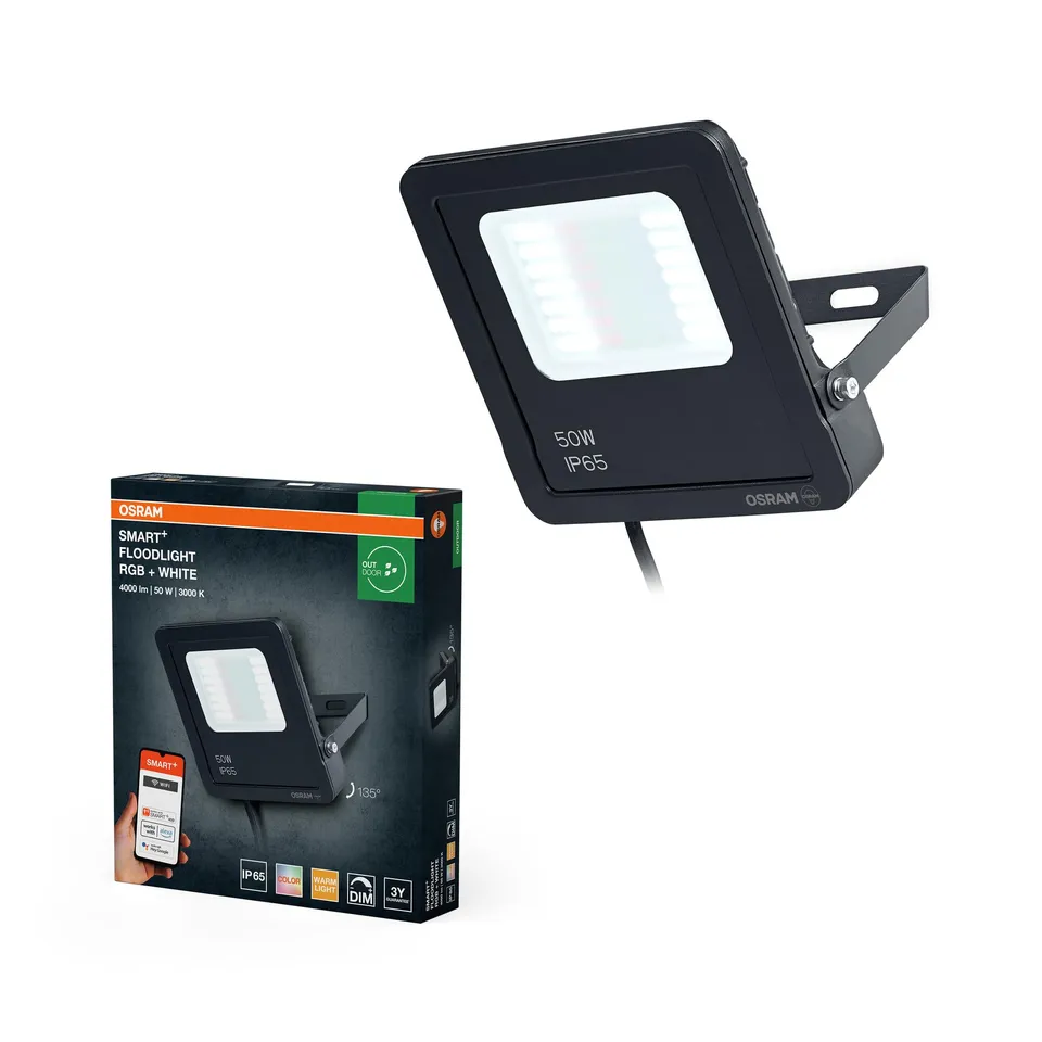 OSRAM SMART+ WiFi Flutlicht 50W dunkelgrau RGB 4000lm IP65
