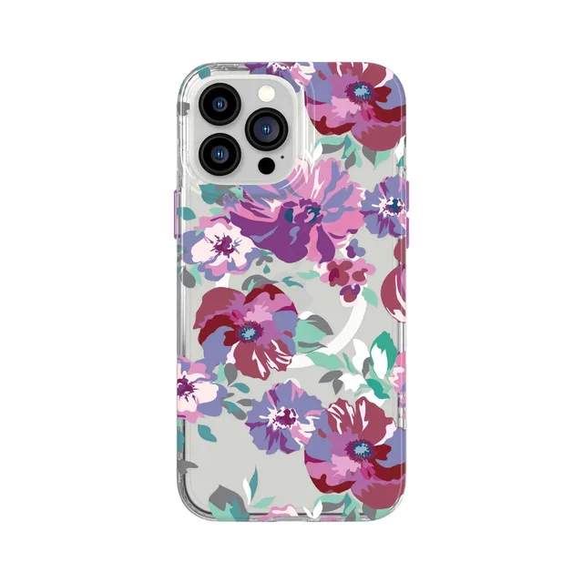 Tech21 EvoArt iPhone 13 Pro Max Hülle Purple Anemone