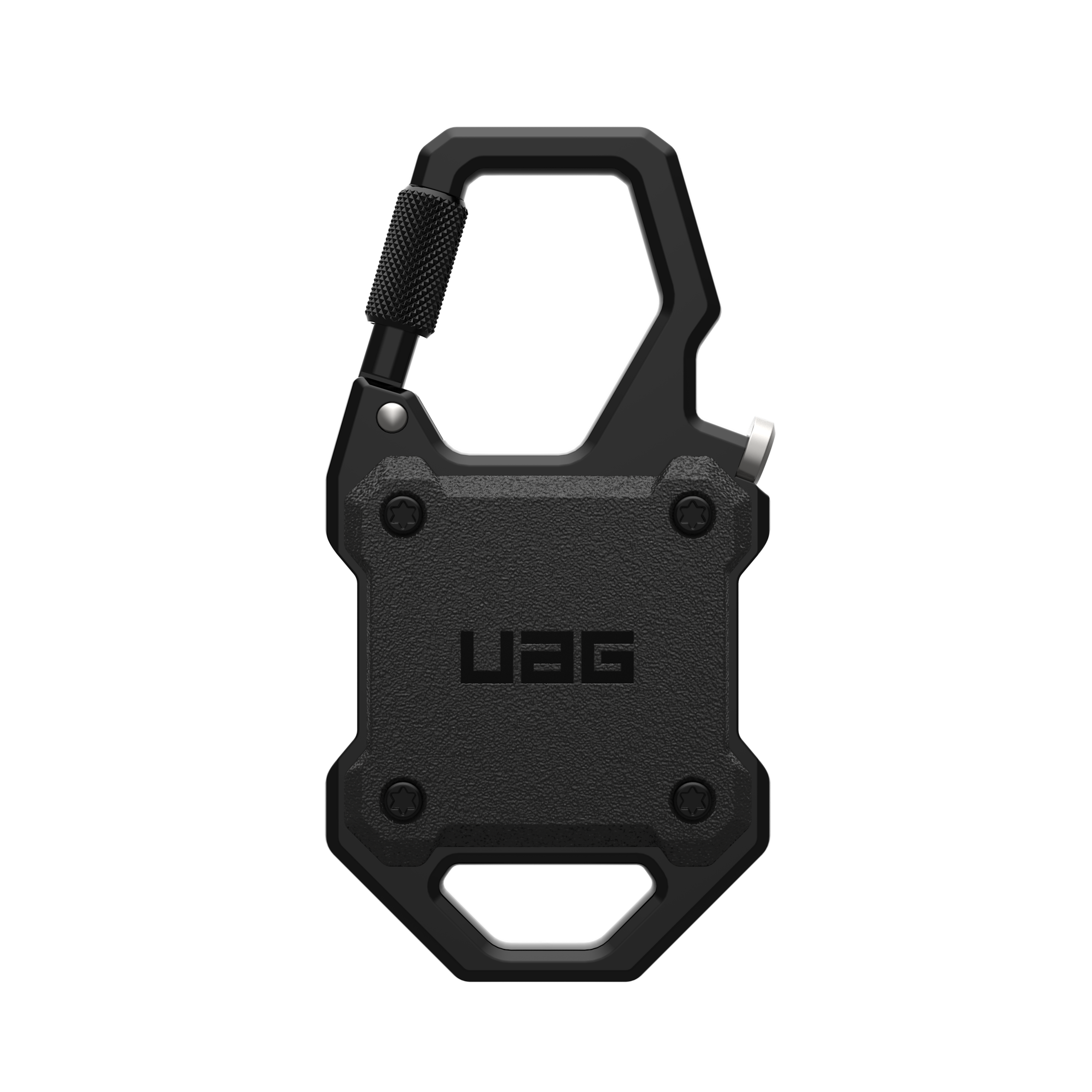UAG Monarch AirTag Hülle schwarz mit Karabiner robust