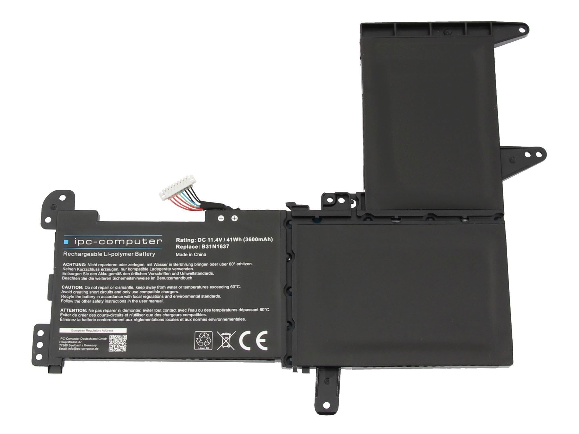 IPC-Computer 0B200-02590000 Laptop Akku 41Wh für Asus