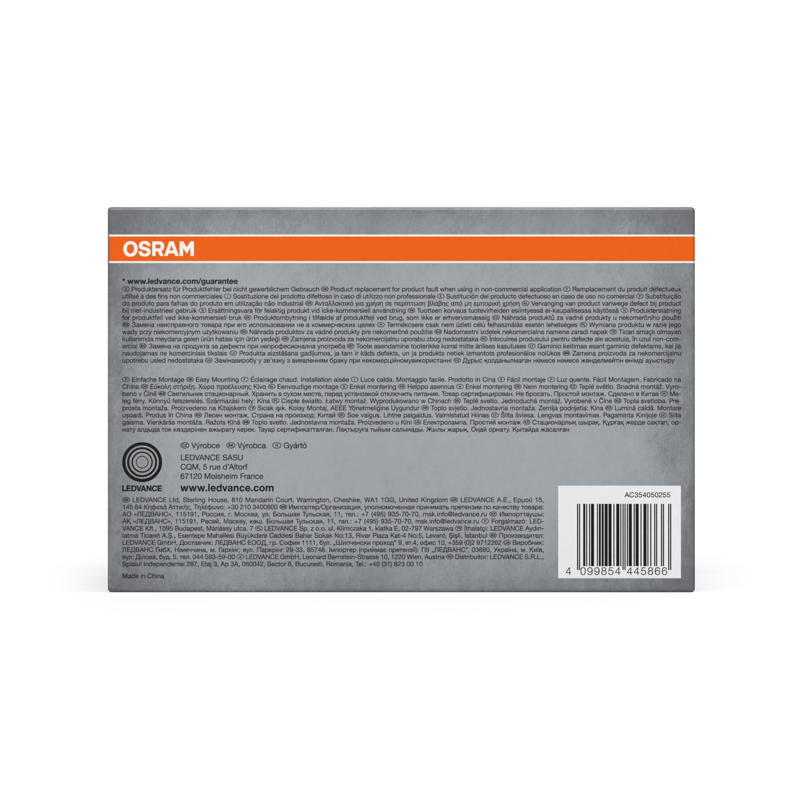 OSRAM SMART+ Einbauleuchte 85mm 3000K weiß Kunststoff IP20