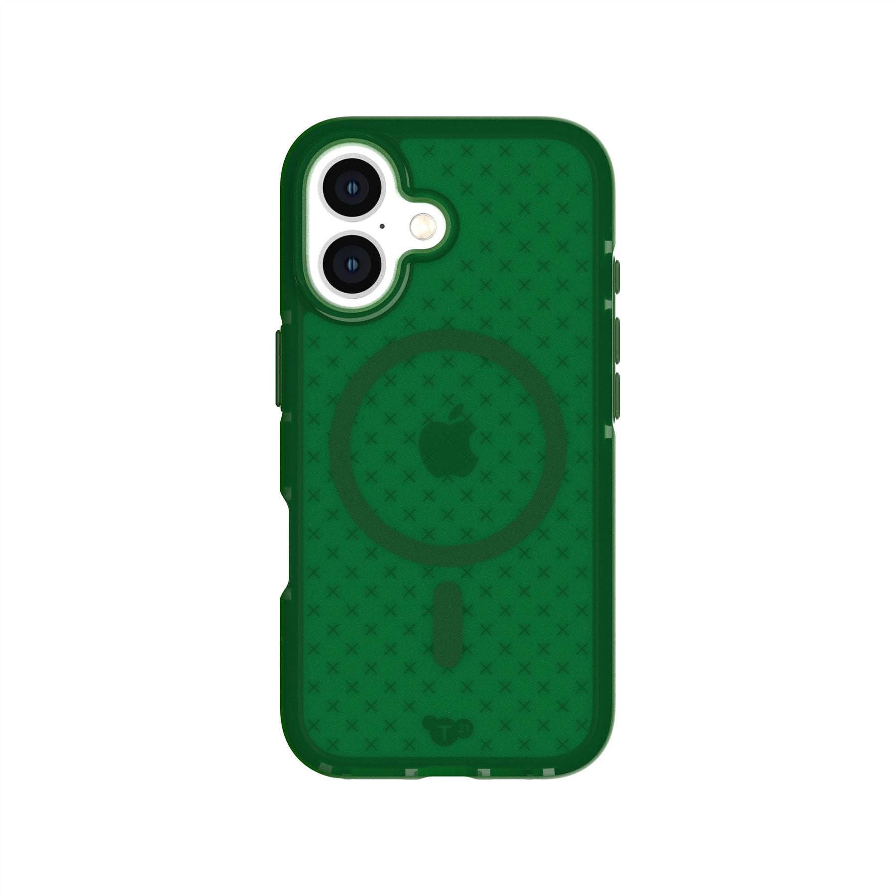 Tech21 EvoCheck iPhone 16 Handyhülle Forest Green MagSafe 4,9m