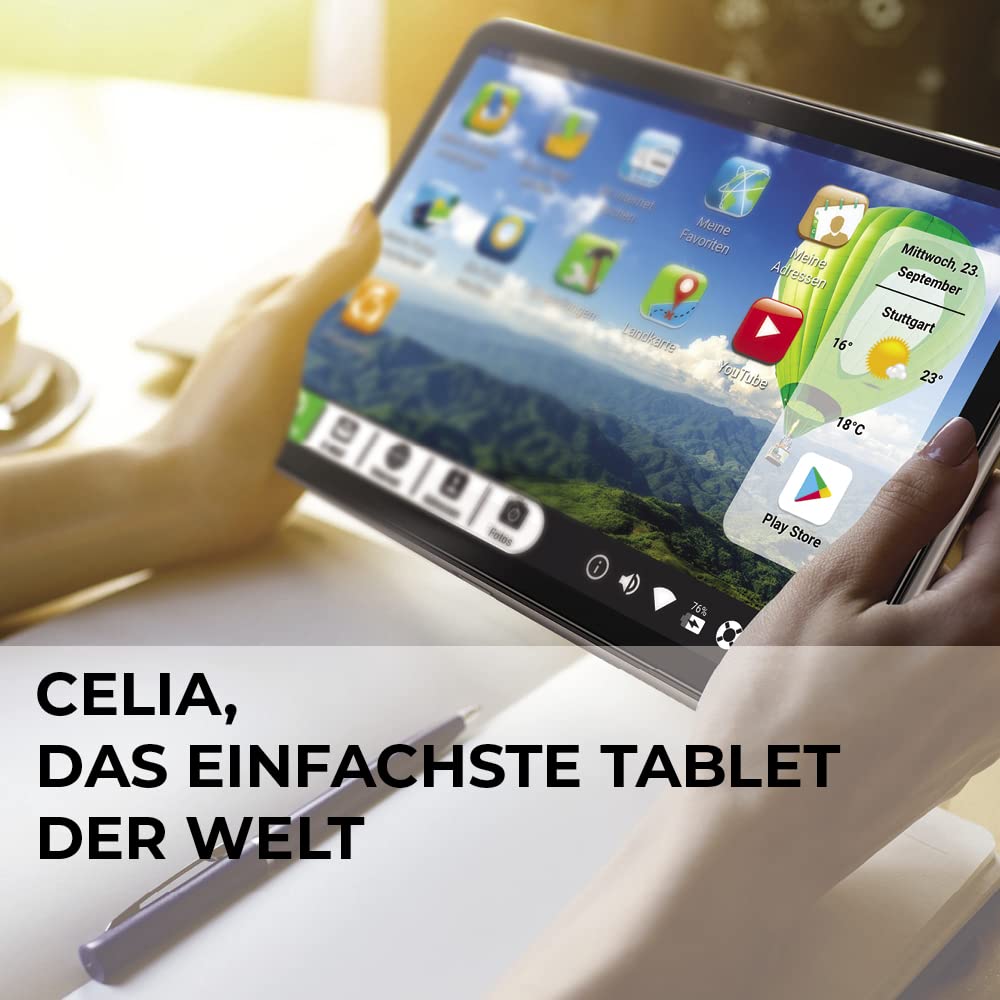 Ordissimo Tablettes Celia Tablet 10 Zoll Senioren Silber