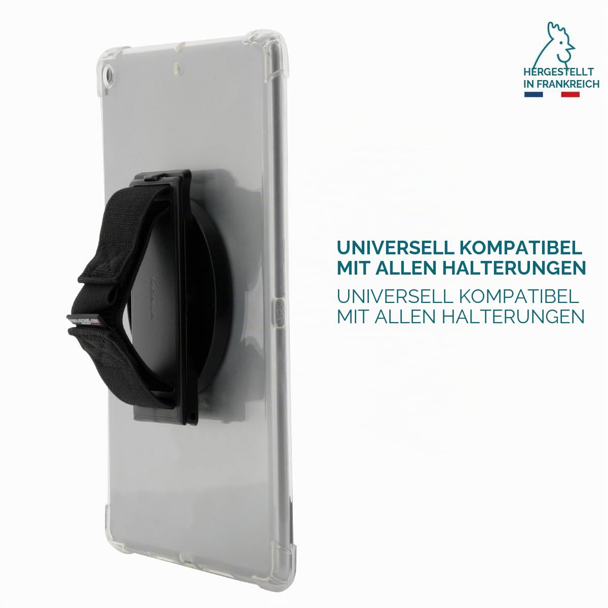 Mobilis Harness Universal Griff 360° Tablet Handschlaufe Klebe