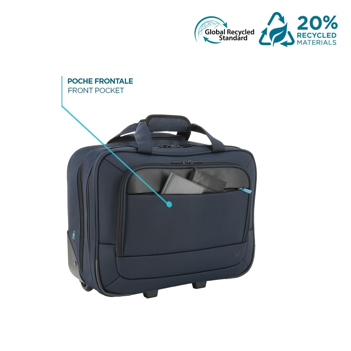 Mobilis Laptop Bags Rolltasche 14-17 Zoll Nylon Handgepäck
