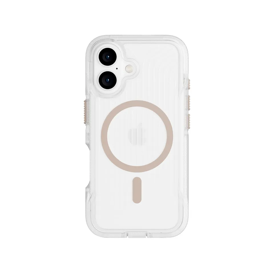 Tech21 FlexPro iPhone 16 Hülle Taupe MagSafe