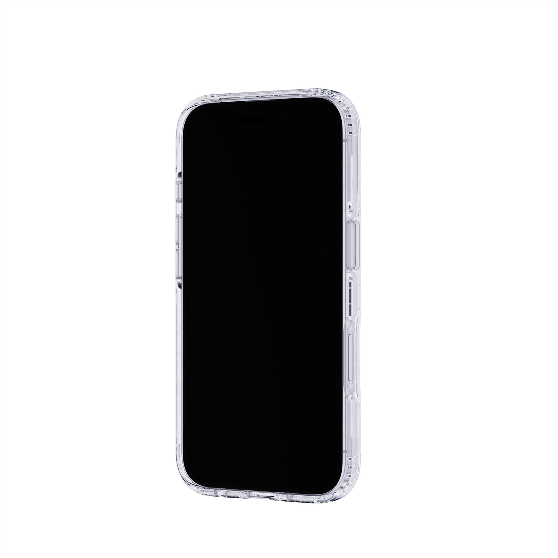 Tech21 EvoSparkle iPhone 16 Hülle Lunar MagSafe Glitzer
