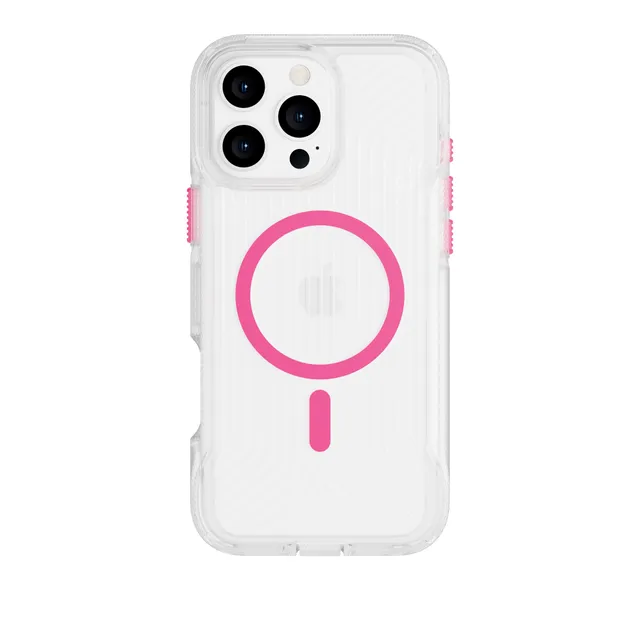 Tech21 FlexPro iPhone 16 Pro Max Hülle Neon Pink Glow