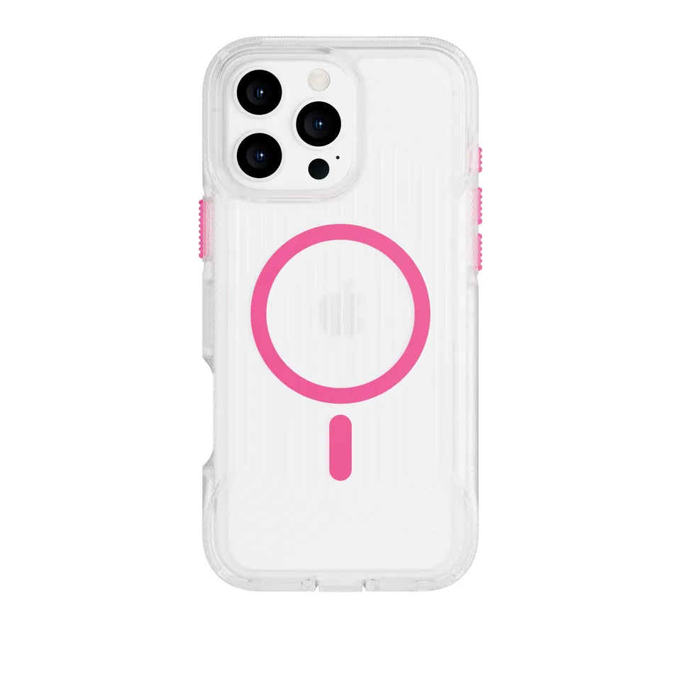 Tech21 FlexPro iPhone 16 Pro Max Hülle Neon Pink Glow