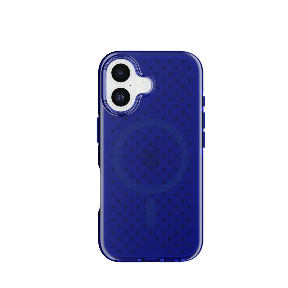Tech21 EvoCheck iPhone 17 Hülle Electric Blue MagSafe