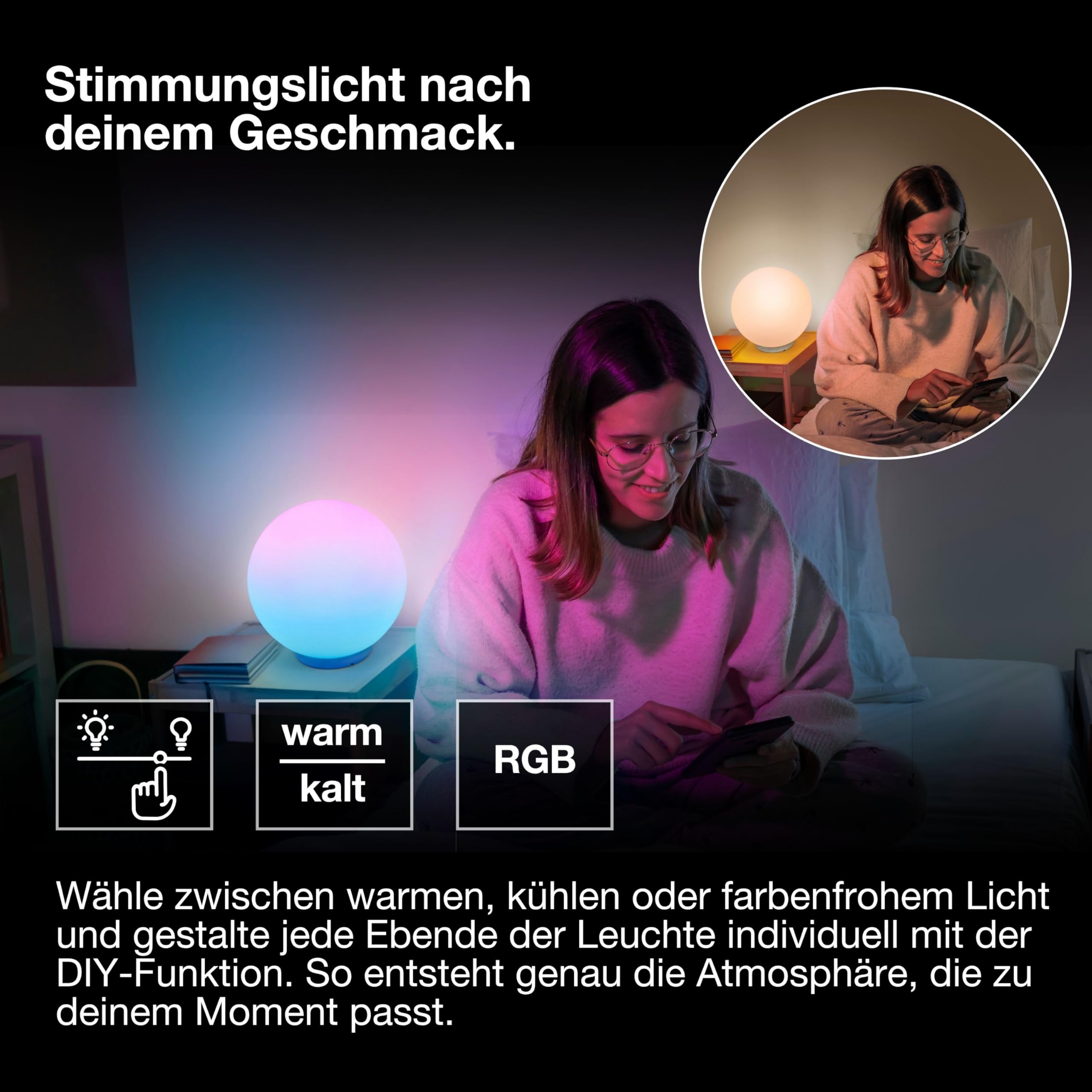 Osram SMART+ Wifi Ball Light Tischleuchte 5W 7-8cm RGB