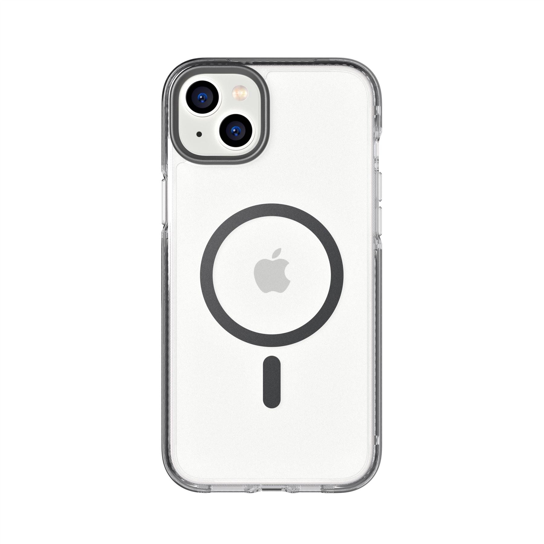 Tech21 EvoCrystal iPhone 14 Plus Hülle Graphit Schwarz MagSafe