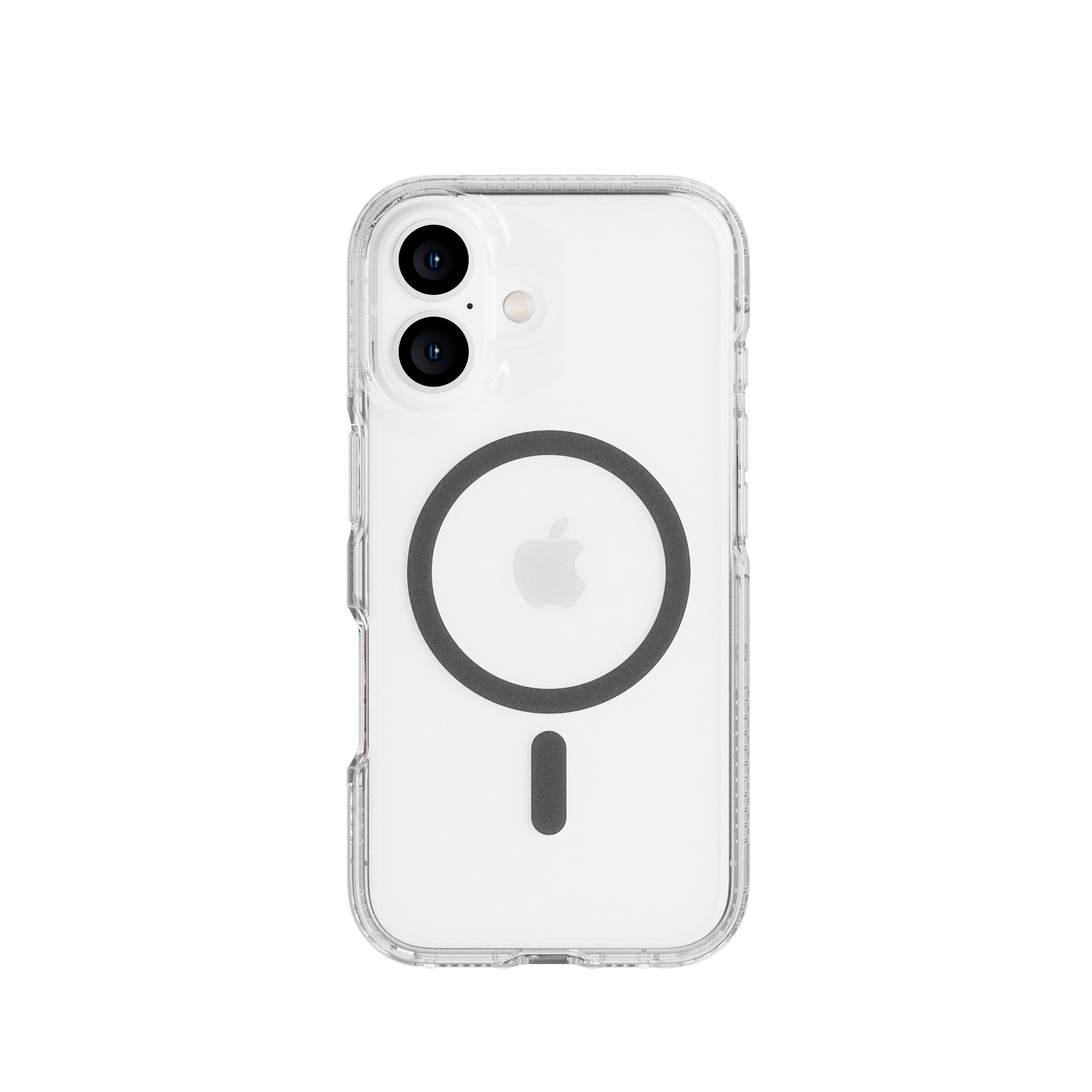 Tech21 FlexQuartz iPhone 16 Hülle Space Grey MagSafe stoßfest