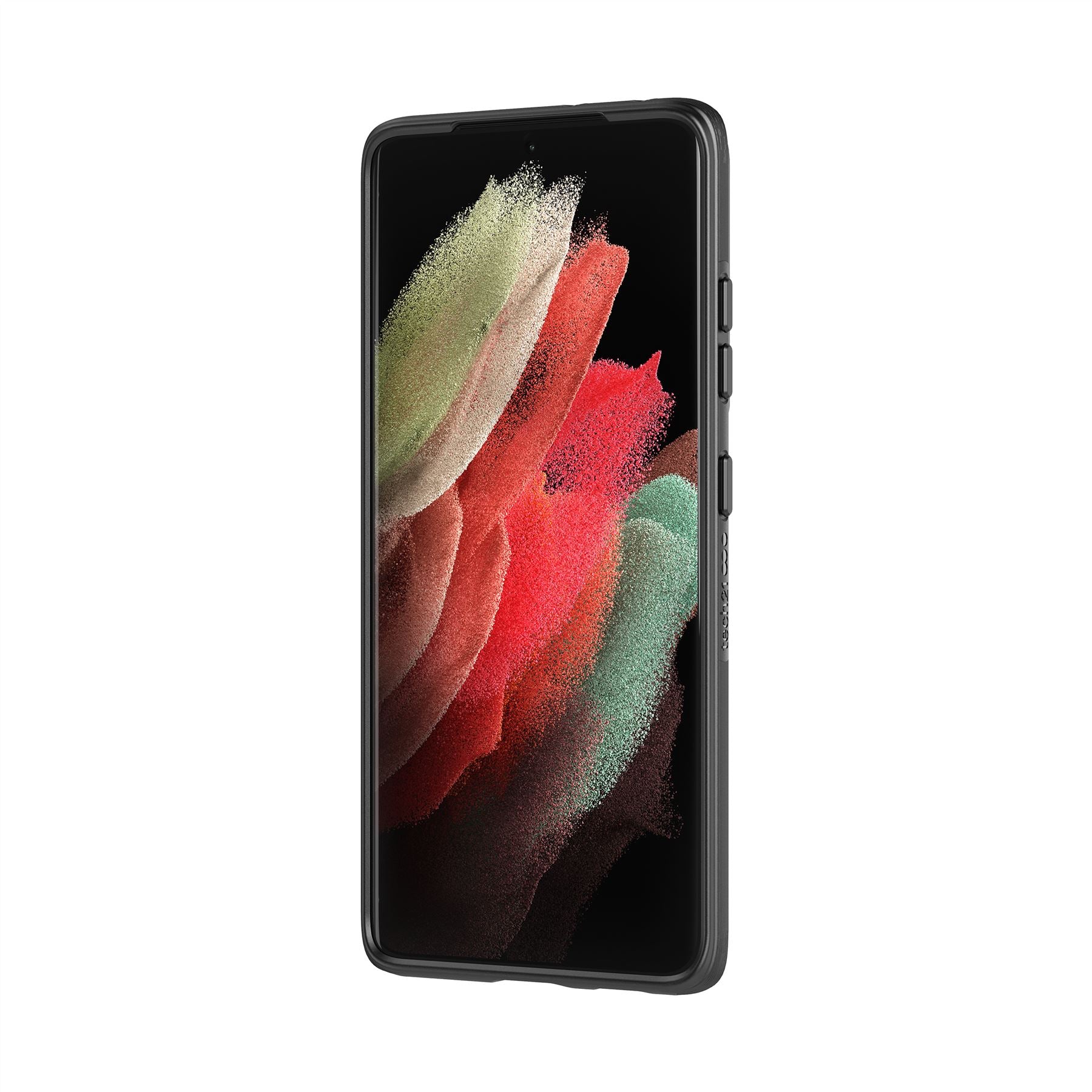 Tech21 Evo Slim Galaxy S21 Ultra 5G Hülle Charcoal Black Stoßschutz