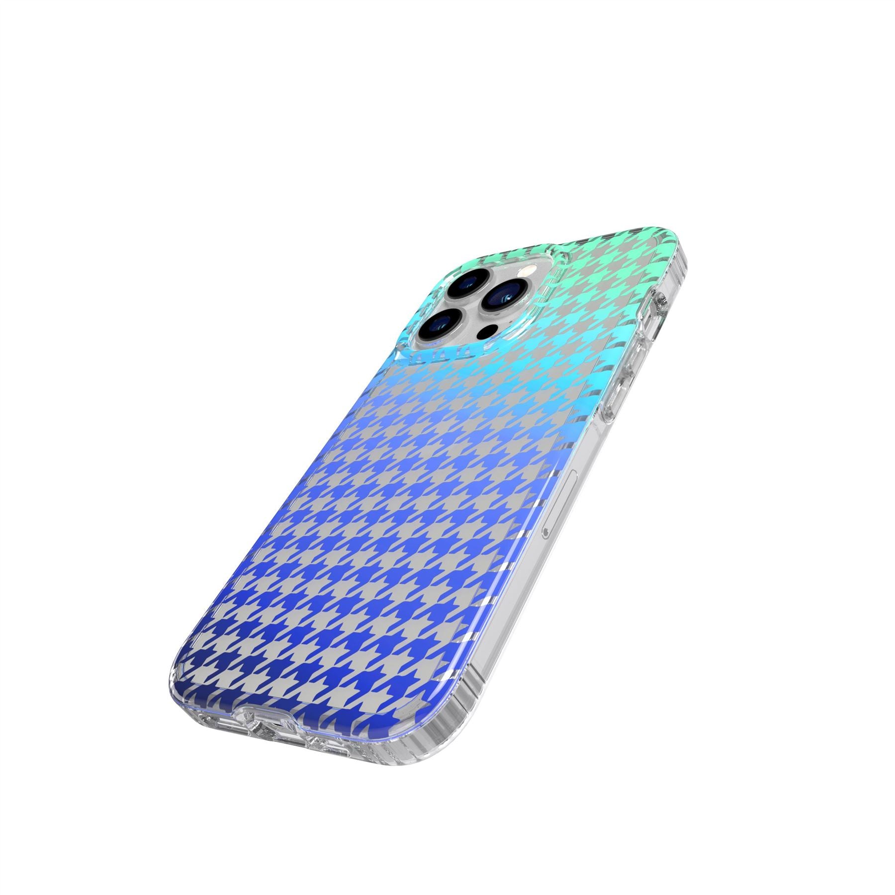 Tech21 EvoArt iPhone 13 Pro Hülle Ombre Houndstooth 3m Schutz