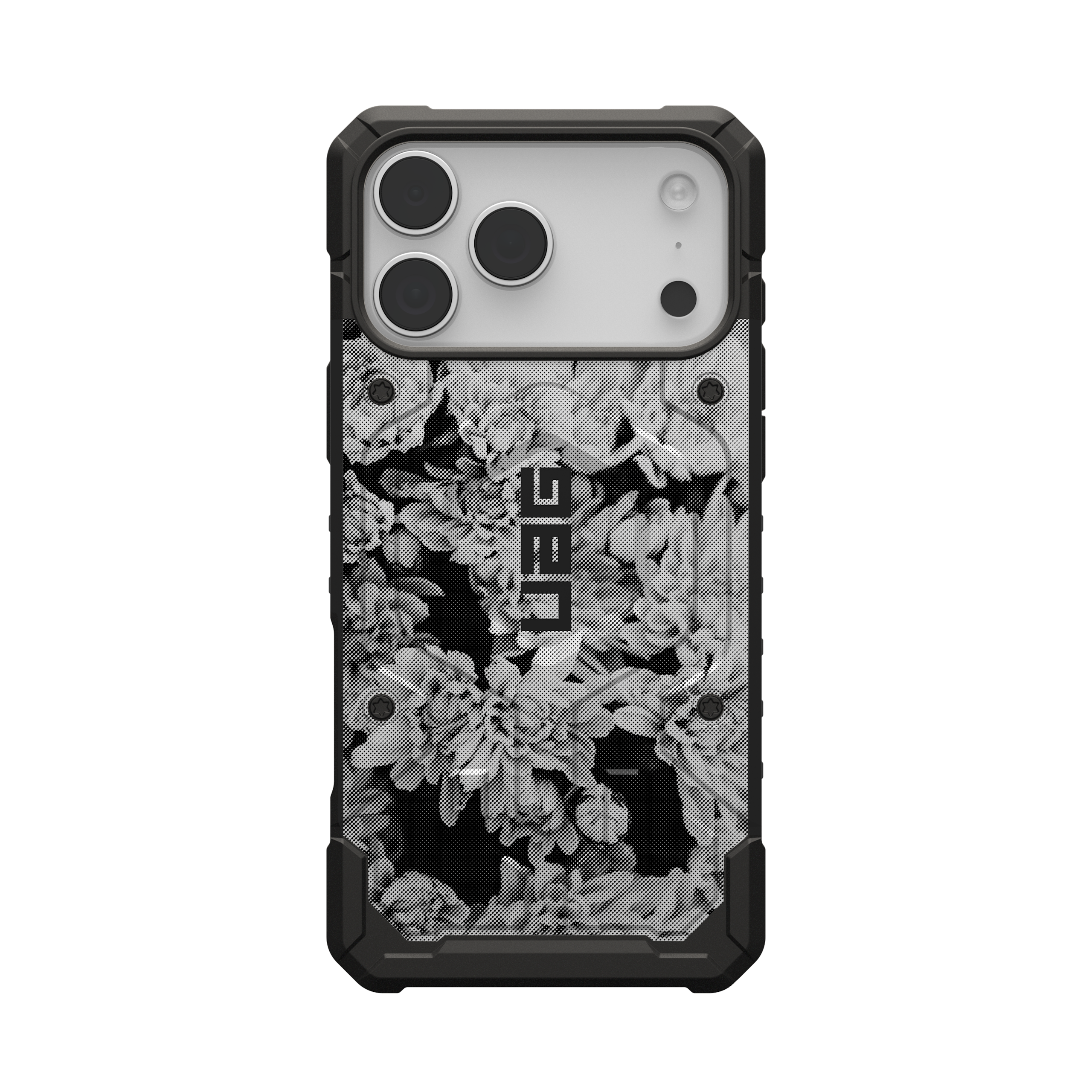UAG Pathfinder iPhone 17 Pro Max Hülle MagSafe Floral Neu Grey