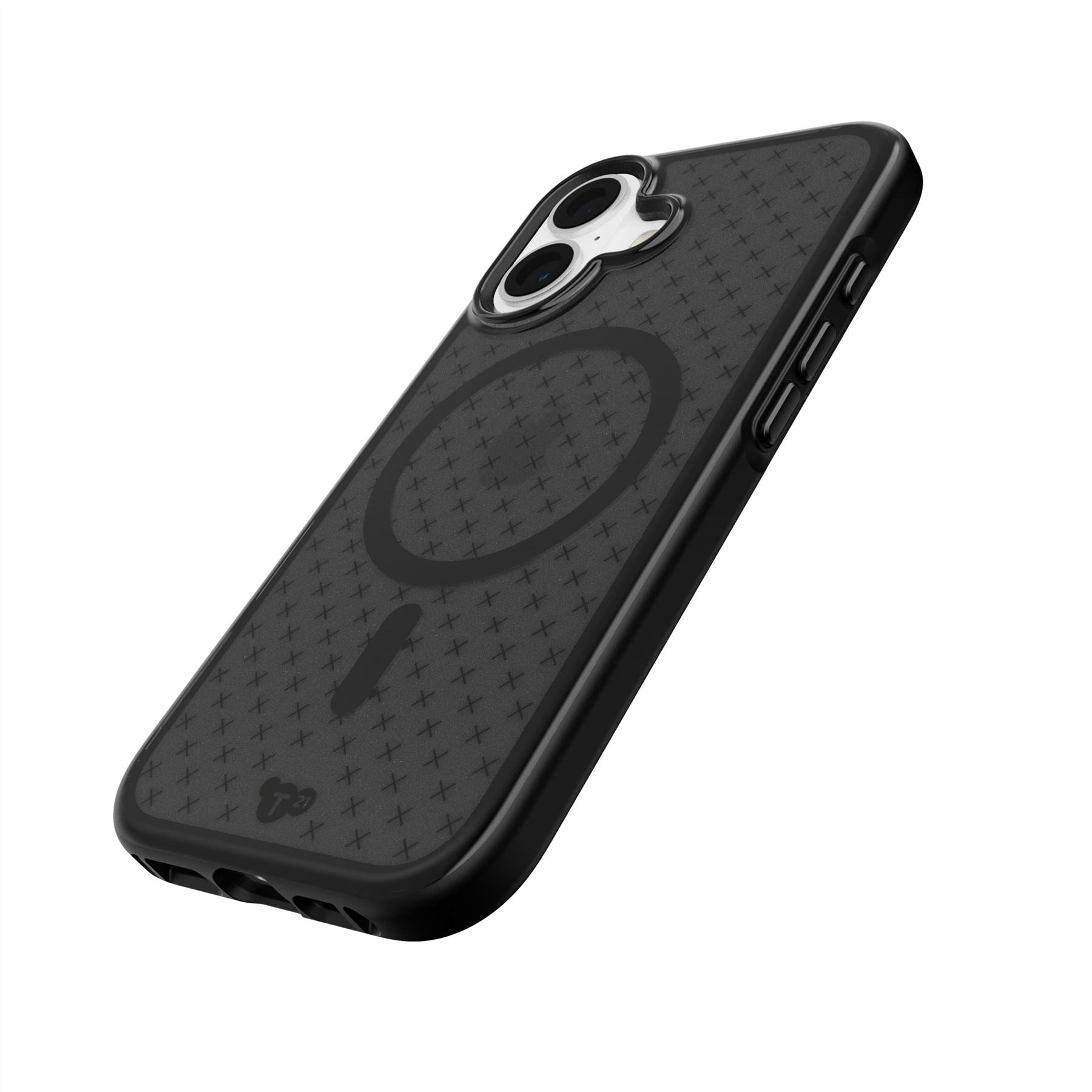 Tech21 EvoCheck iPhone 16 Hülle Smokey Black MagSafe 16ft