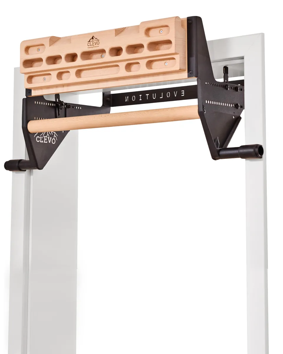 Clevo Door + Hangboard Bundle Griffbrett Buche ohne Bohren