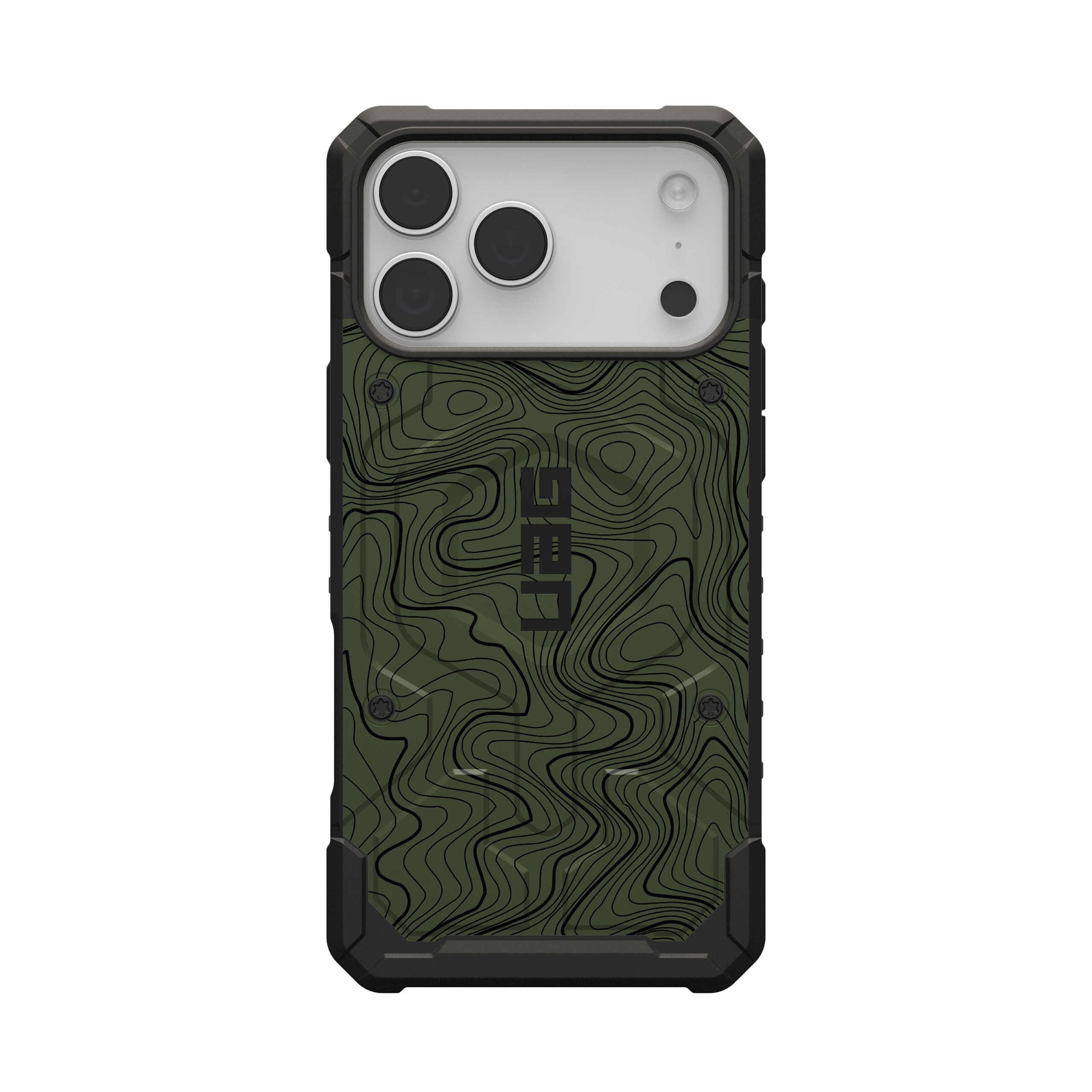 UAG Pathfinder iPhone 17 Pro Max Hülle OD Green Topo MagSafe